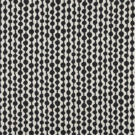 Designer Fabrics Designer Fabrics K0010G 54 in. Wide Midnight And Off White; Circle Striped; Designer Quality Upholstery Fabric K0010G